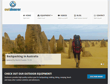 Tablet Screenshot of outdoorer.com